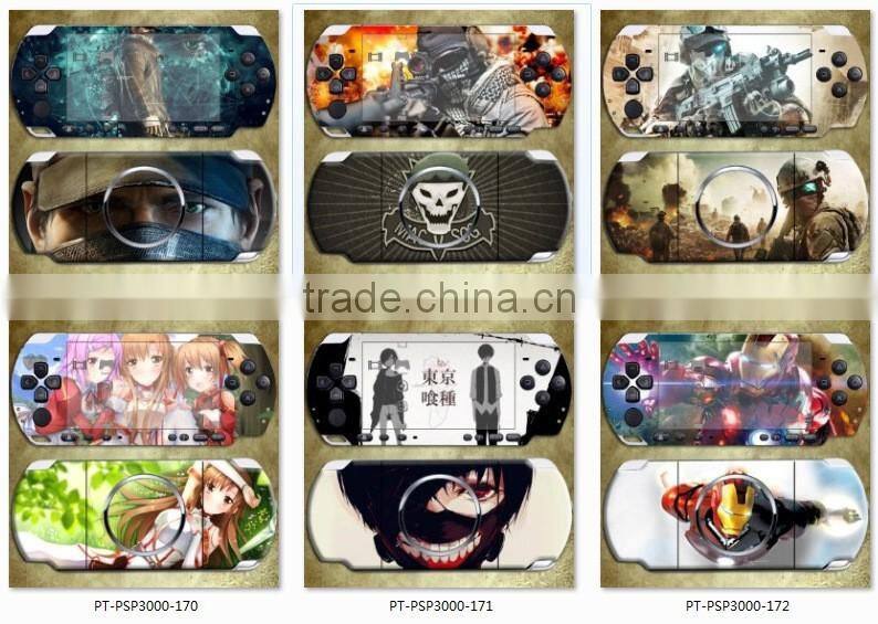 Sticker Design China Suppliers Decal Vinyl Skin Sticker For Sony PlayStation Portable For PSP 3000
