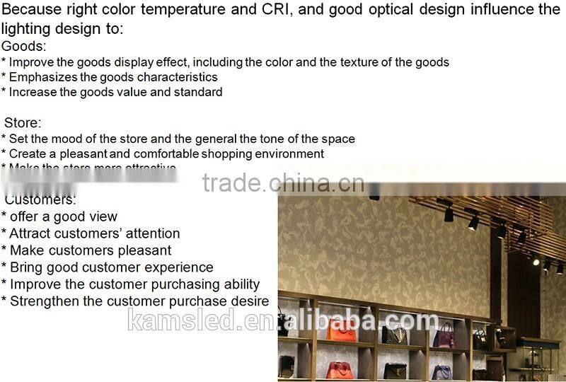 Global design spot track lighting high lumen rail light COB 30W LED Track Light