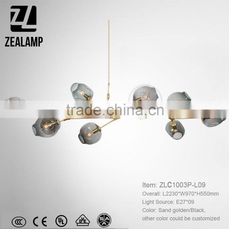 Modern Design molecule Bubble Pendant Light 6 Glass Globle