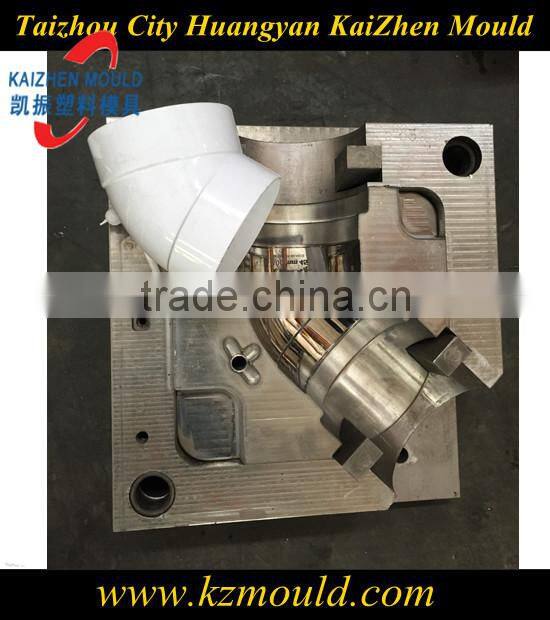 Plastic injection 45 degree elbow PVC pipe fitting mould
