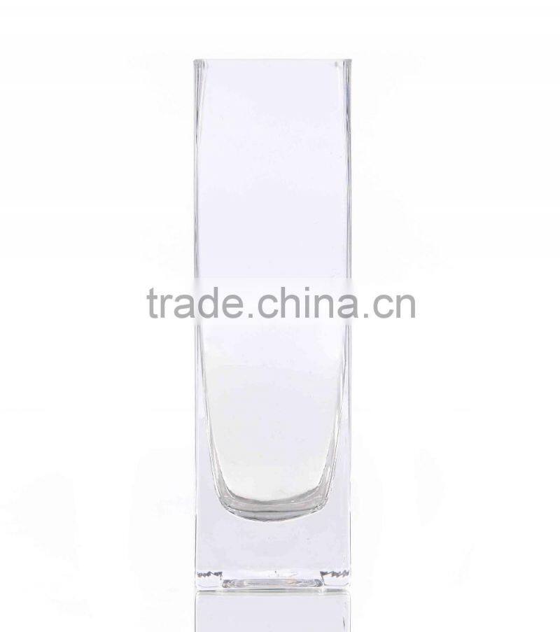 Clear High Quality Hand Made Glass Vase