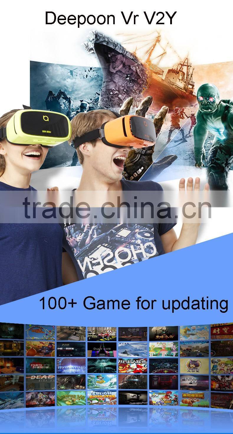 2016 New Inventions News Virtual Reality Glasses Vr Headset Deepoon V2Y Best Price Vr Shinecon 3D Glasses