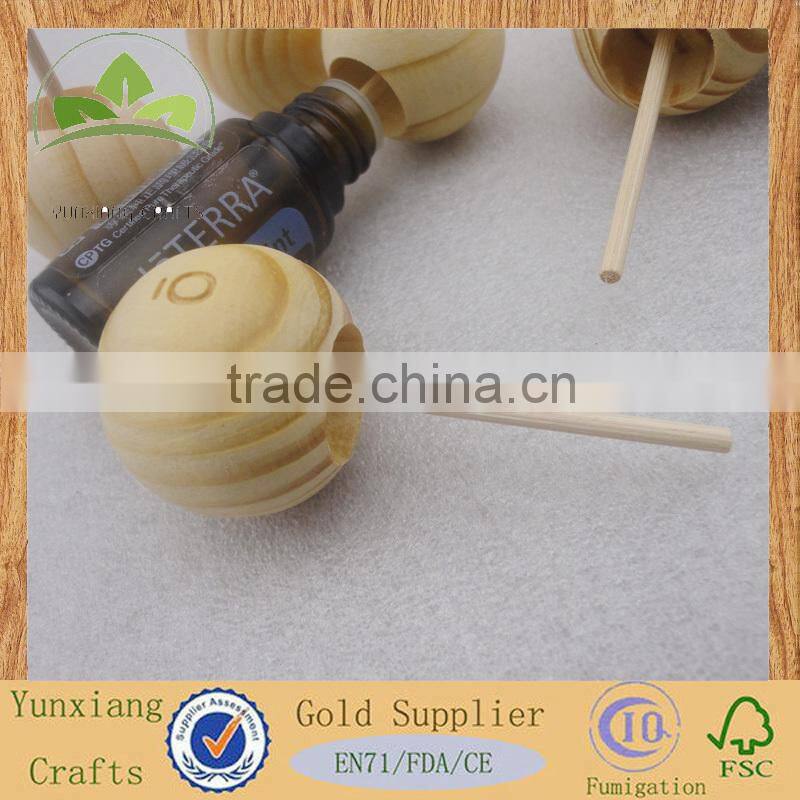 Wooden Diffuser with Rattan Reed Sticks