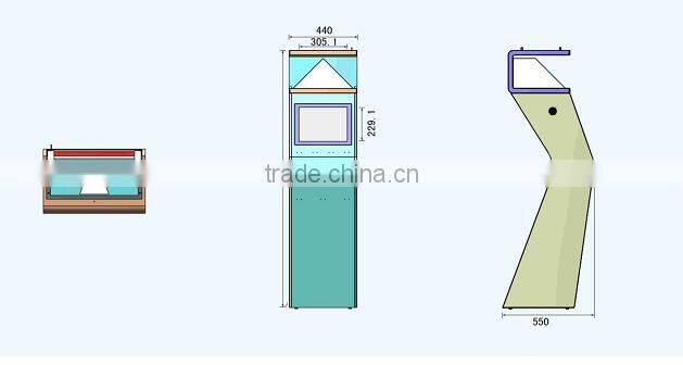 2016 new arrival 15 inch 3D Smart floor standing advertising player