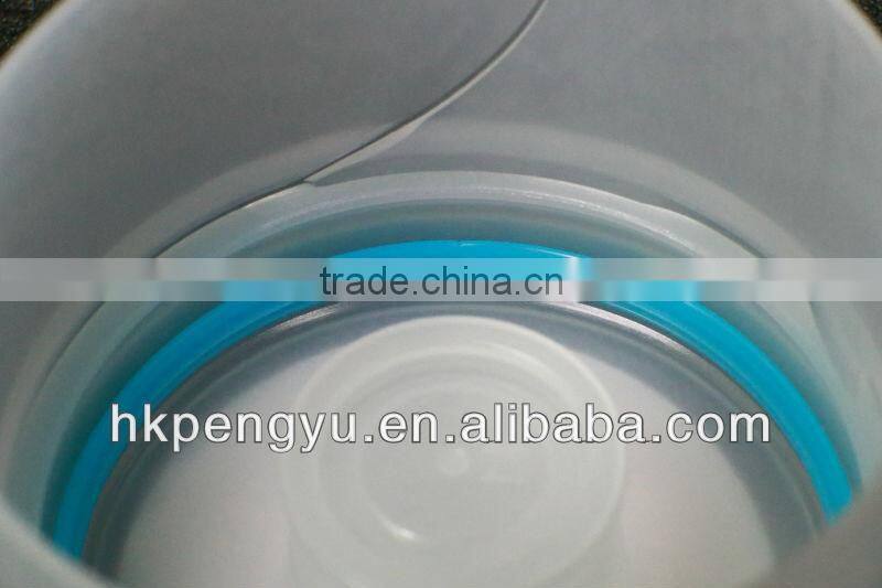 Foil labeled 5 Gallon Bottle closure with two step injection technology