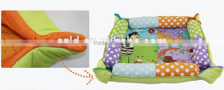 2015 Hot Sale Multi Activity Soft Plush Toy Children Cushionad Paly Mat for Baby