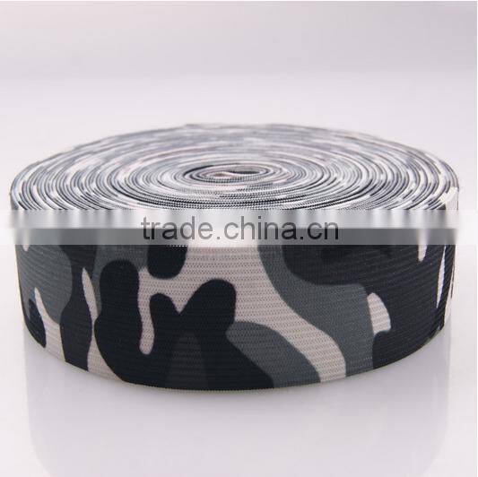 Printing camo nylon webbing ,polyester webbing for military webbing