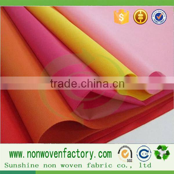 China factory non woven fabric company spunbond fabric white tablecloths