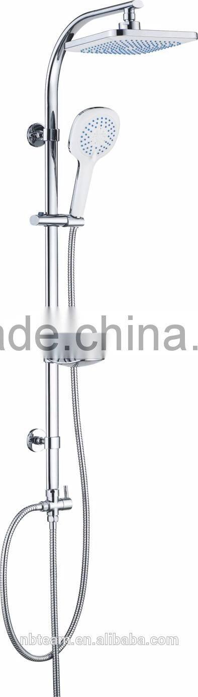 TM-1036 stainless steel shower head bath Rainfall chrome shower column set