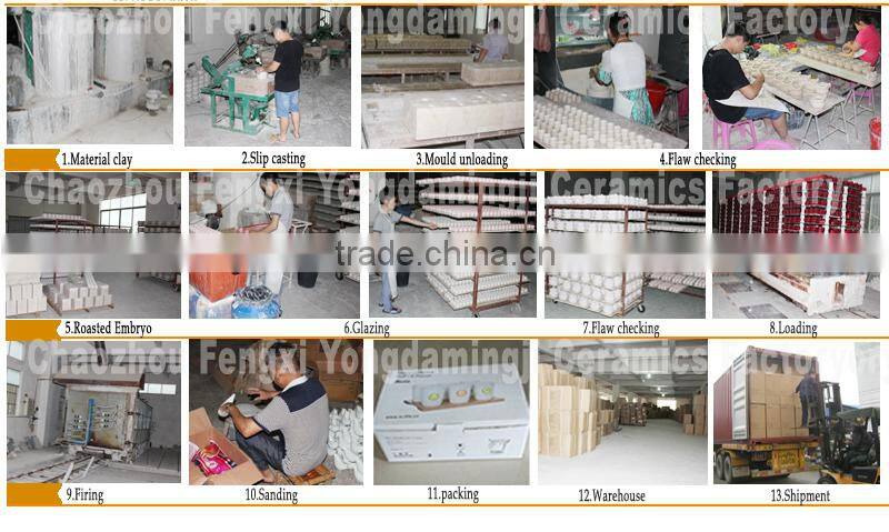 Durable white porcelain oval roasters for good price