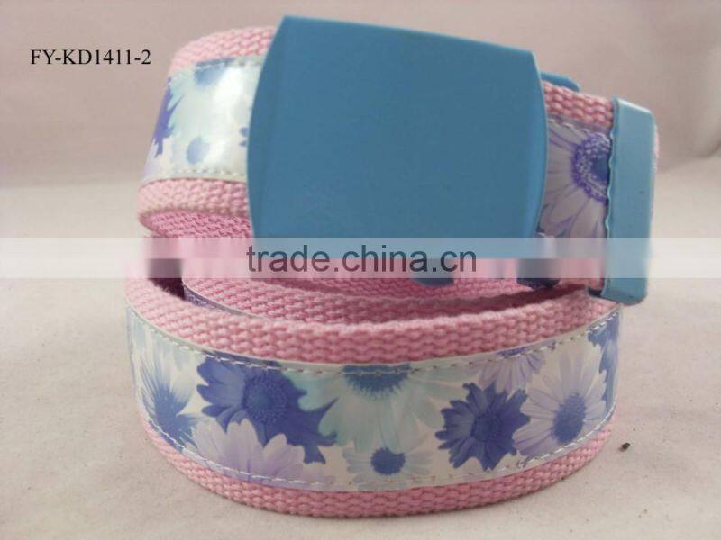 fashion canvas belt for girl