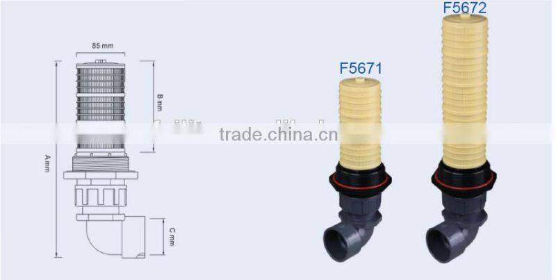 Feilite F5671z 4 inch side mounted water distributor with thread