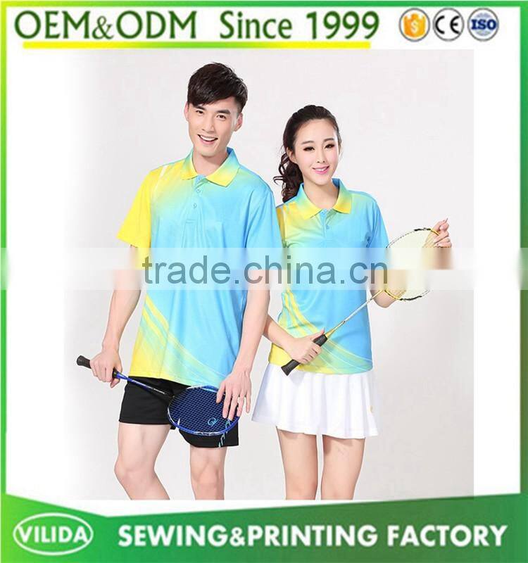 Custom High Qulity Badminton Sport Tracksuit family Badminton uniform