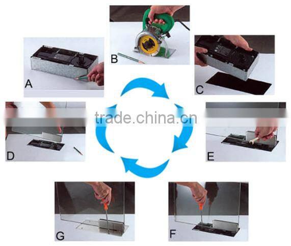 SS-868 Double swing door Floor Spring door hardware ,Glass door stainless steel Floor Spring floor hinges