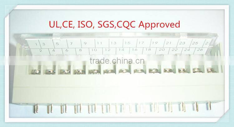 High and Low Double Row Barrier Terminal Block 20 pin Connector 2KDS 300V 10A 7.62mm Pitch