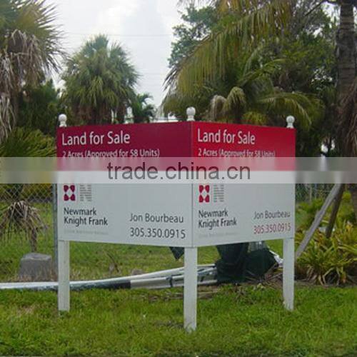 Custom Printed Plastic PP Outdoor Sign Sheet