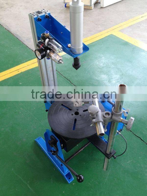 Huafei Engineering Pipe Boiler Welding Positioner Turntable With Overturning Device / Working Table