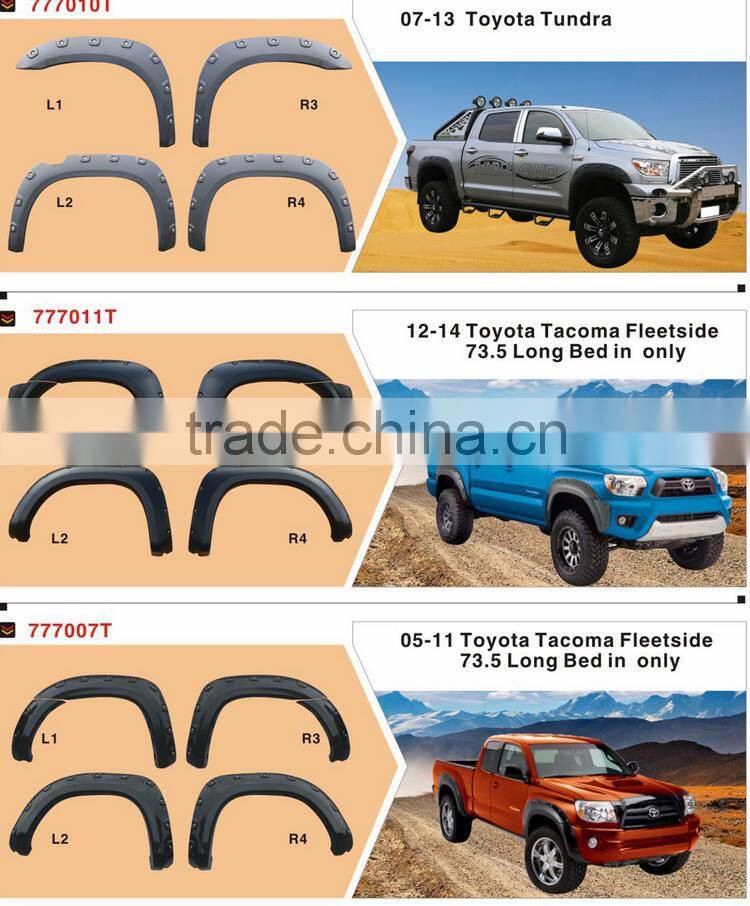 ABS new material fender flare for PRA-DO FJ150 wheel arch