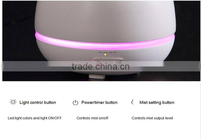 2015 Fashionable Home Porcelain Aromatherapy Nebulizer,Aroma Diffuser,Ultrasonic Diffuser w/500ml Capacity & 100ml/h Mist Ouput