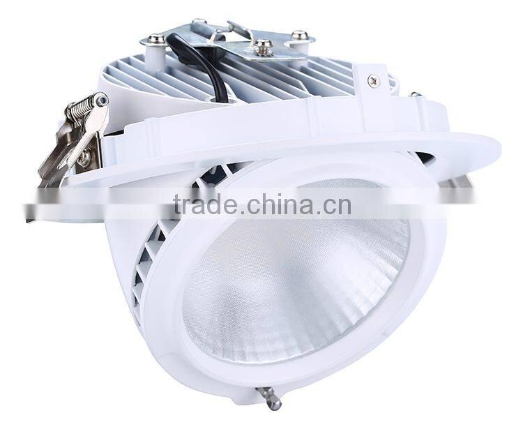 LED windows display downlight adjustable 38w led adjustable downlight