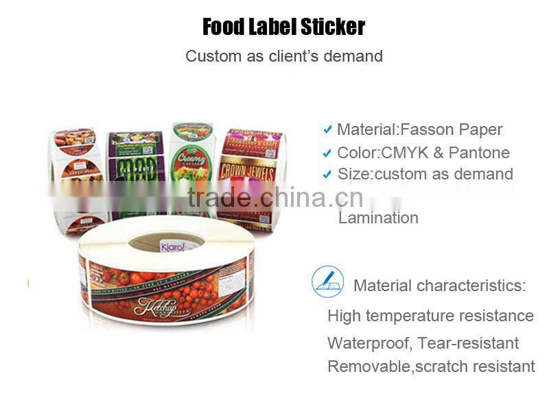 Custom Peel Off Label Sticker Paper For Liquors Bottles Honey In Shenzhen