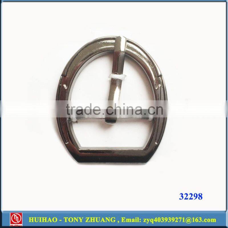 black color metal shoe buckle 32229