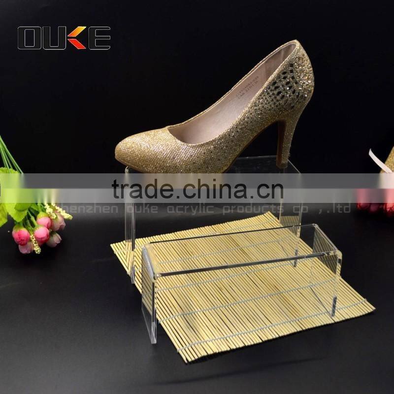 transparent high quality acrylic shoe rack for wholesale
