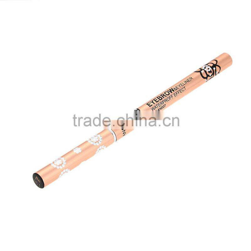 Easy to Color Eyebrow Pencil Cosmetic Waterproof Makeup Tool With Brush