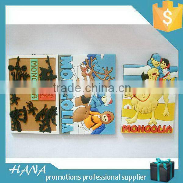 Factory most popular custom 3d flag design fridge magnets