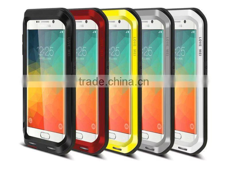 Hotsale For Galaxy S6 Edge Metal Case Luxury Aluminum Love Mei Case For Samsung Galaxy S6 Edge G9250 Phone Cover