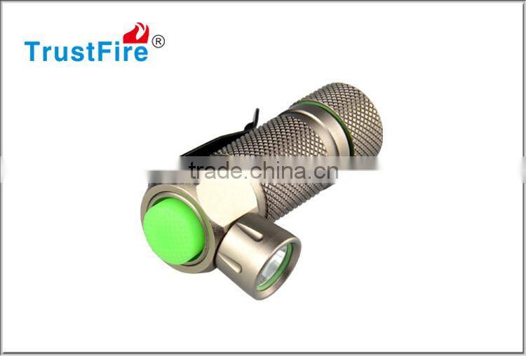 Trustfire LED mini keychainrechargeable torch led stainless steel pocket flashlight
