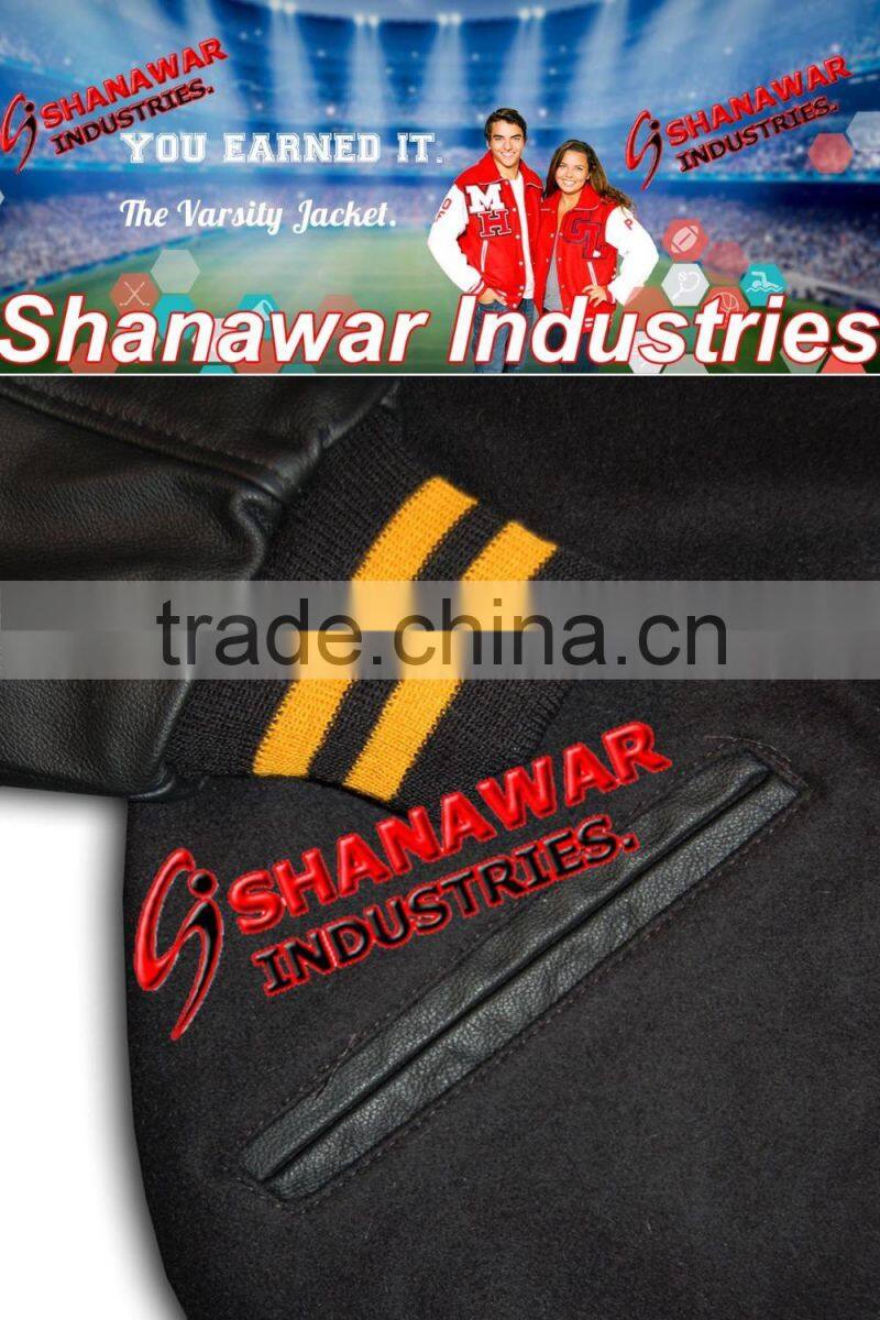 Mens Womens Varsity letterman jackets with hood, custom varsity jacket with chenille patches & embroidery logos, varsity jacket