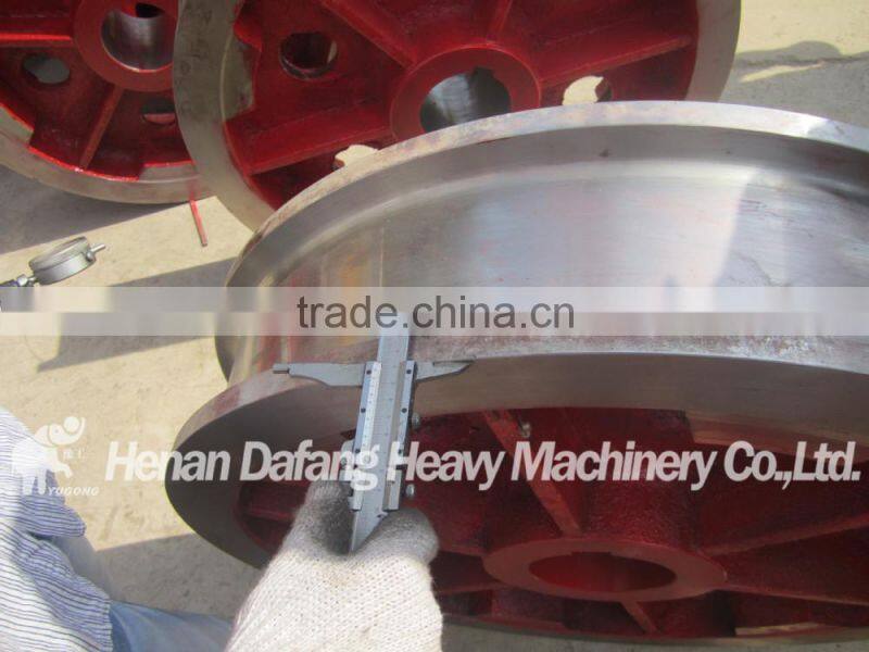 Crane Trolley Rail Wheels; Electric Forging Crane Wheel on Rail, Driving Trolley Wheels