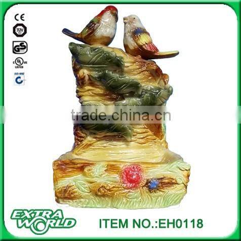 ceramic bird feeder water fountain bird decoration fountain with jar