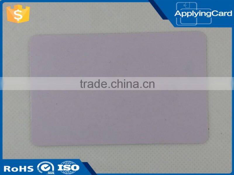 Cheap white blank inkjet printing business id pvc card