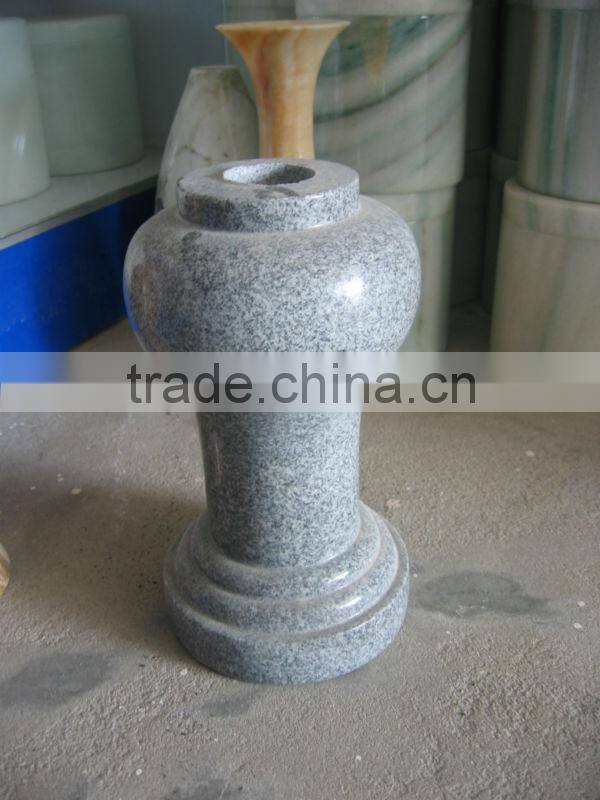 granite flower vase