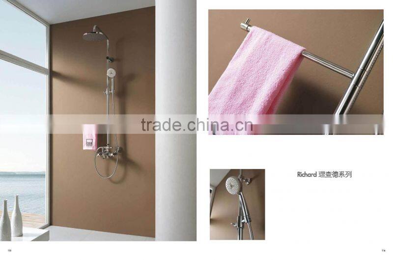 chrome bamboo brass shower 13/H6219