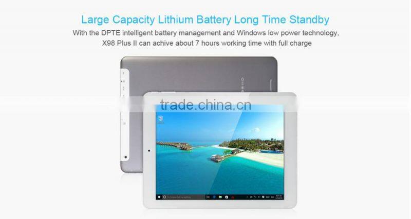 Teclast X98 Plus II 9.7 inch Win 10 + Android 5.1 Intel Cherry Trail Z8300 64bit Quad Core 1.44GHz 4GB RAM 64GB ROM IPS