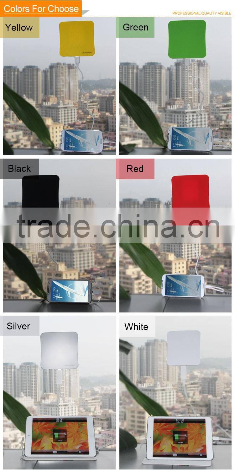 OEM& ODM solar window charger, waterproof USB solar power bank with CE,ROHS