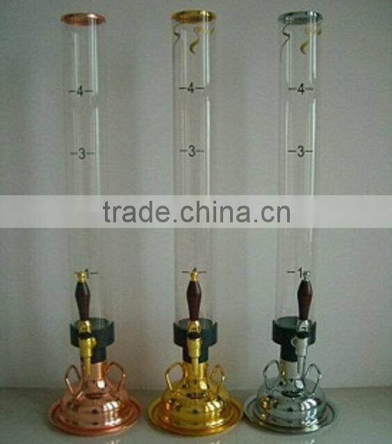 Promotional tabletop beer tower dispenser, ice tube beer dispenser
