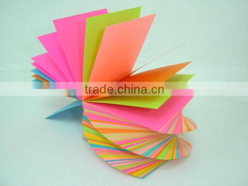 round memo cube writing block