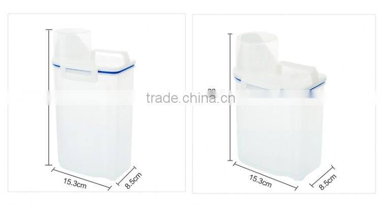 Dry Food Containers Eco-friendly Plastic Storage Boxes Rice/Cereal Holders