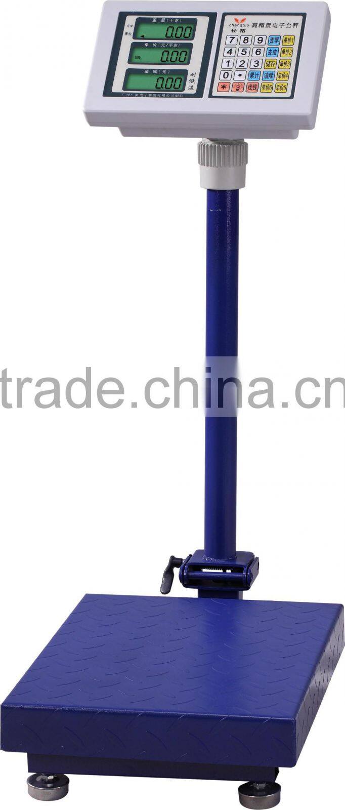 100kg-100kg high precision price computing weighing balance platform scale LCD display