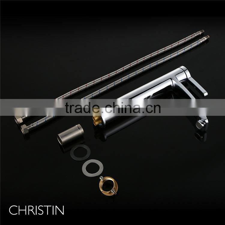 ODM Original Design Manufacturer Chrome Tall Bathroom Faucet