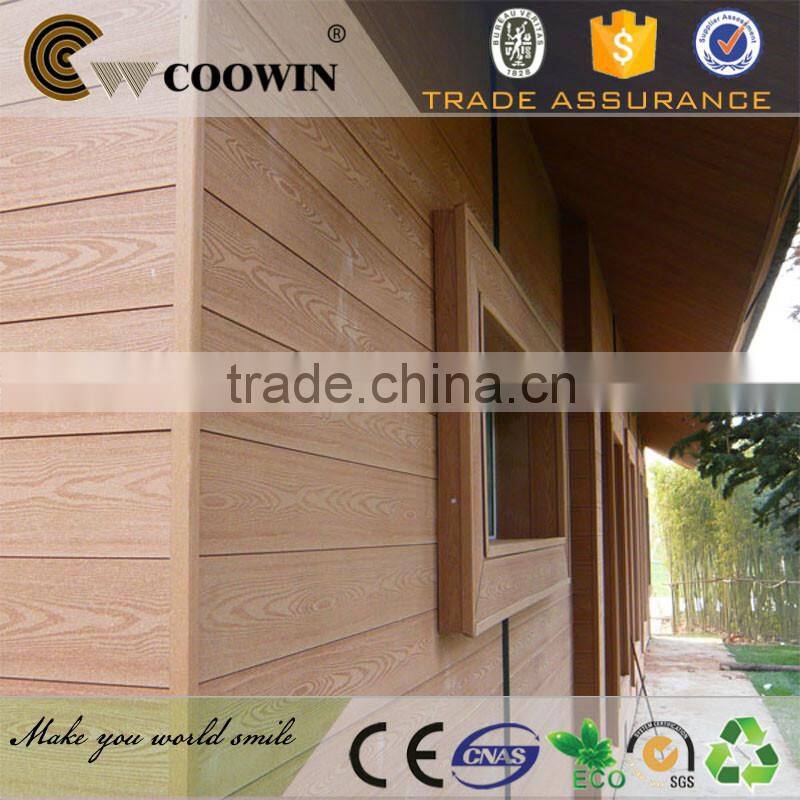 Natural cedar exterior wall cladding