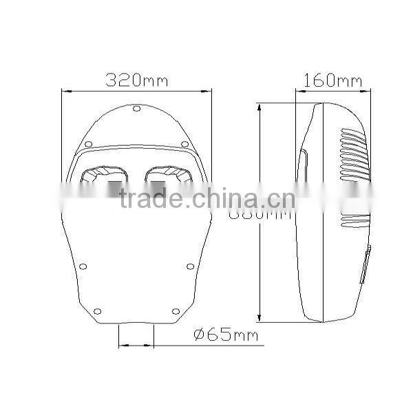 CE IEC RoHS TUV 120w led street lights free lighting protection se