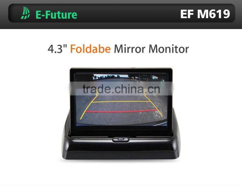 4.3 Inch Control TFT LCD Car Monitor Color Screen Car Rear View Monitor With 2 Video Input .