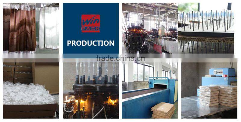 Roll-on clear bottle with silk screen printing