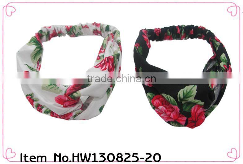 summer girls crochet flowers headwrap