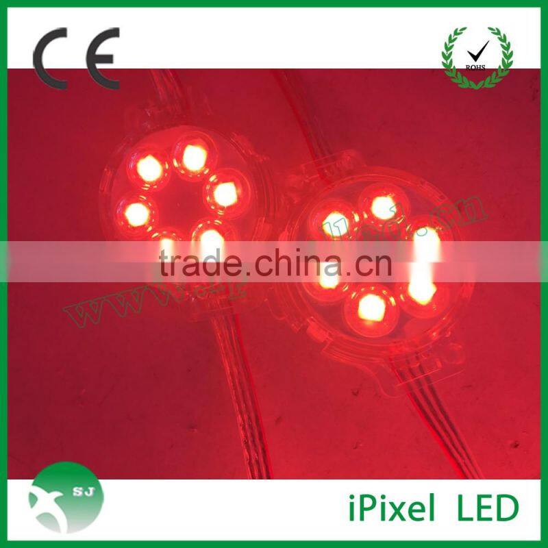 SJ-406-1903 40mm led pixels string 6leds 20pcs/string